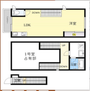 空を感じる部屋in中津 画像1